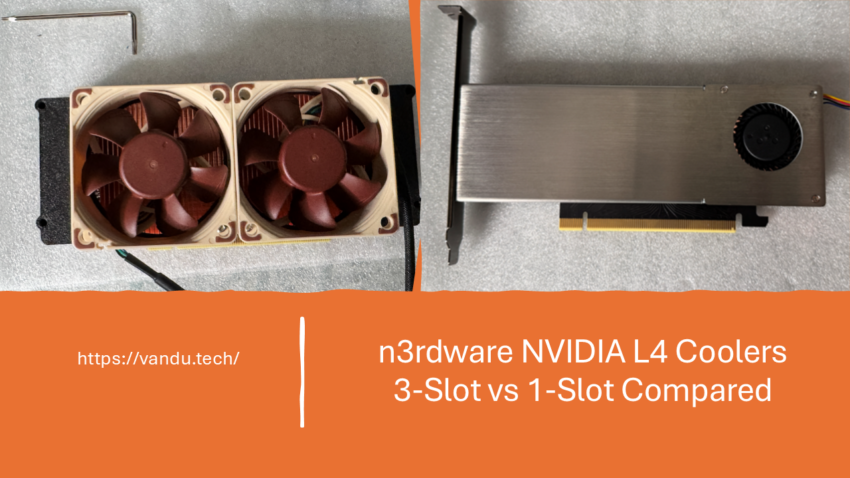 n3rdware NVIDIA L4 Coolers 3-Slot vs 1-Slot Compared Header Images