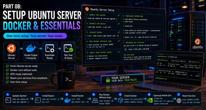 Part 0b: Setting Up a Ubuntu Server (Docker and Essentials)